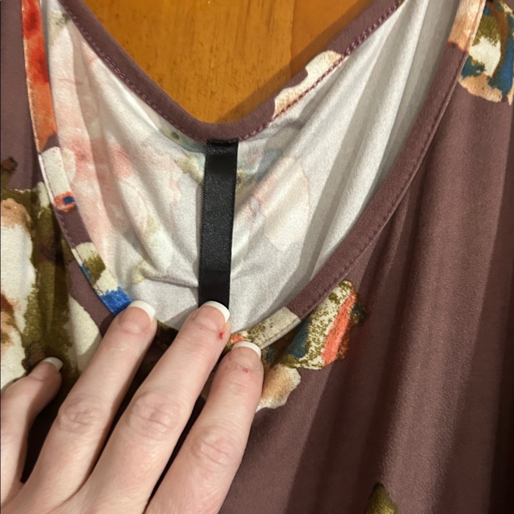 Floral Sleeveless Maxi Dress - Picture 3 of 3